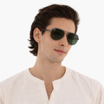 Ferrari Aviador Fibra de Carbono Gunmetal Green 8313M F001/71