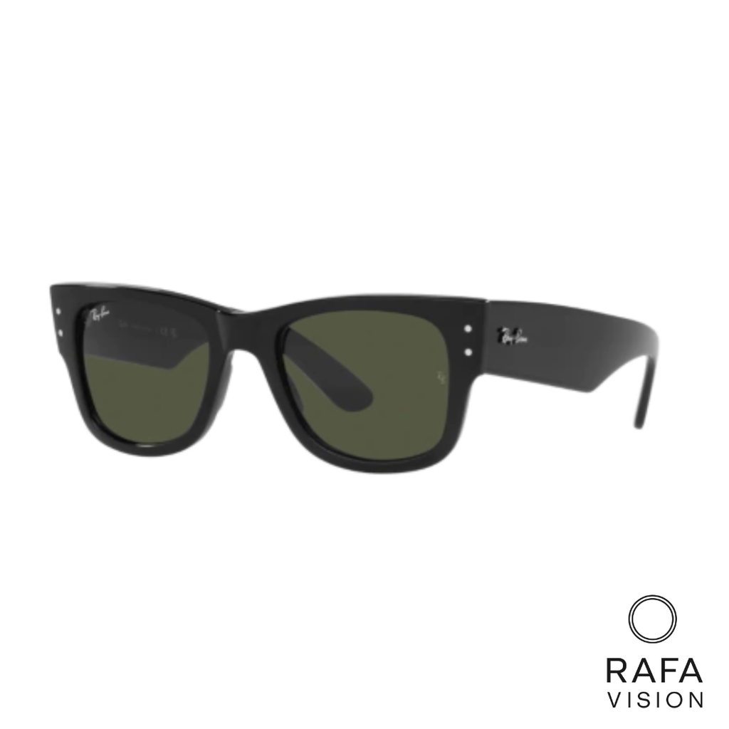 Mega Wayfarer Black Green