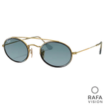 Oval Doble Bridge Gold Blue Degradé 3847 9123/3M