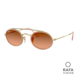 Oval Doble Bridge Gold Pink Degradé 3847 9125A