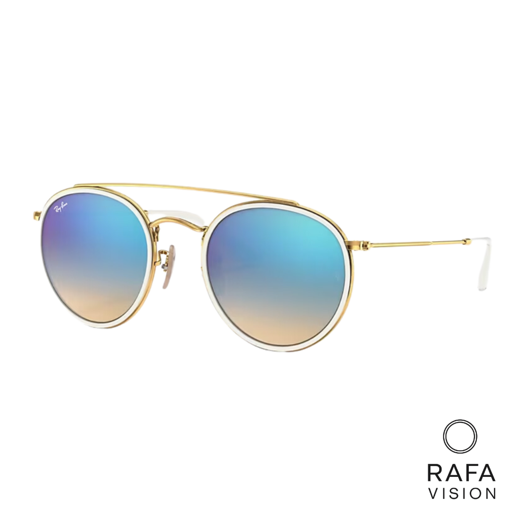 Round Double Bridge Celeste Degradé