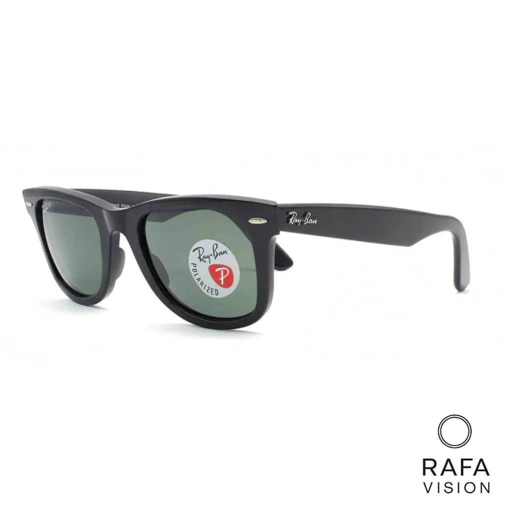 Wayfarer Black Green Polarizado