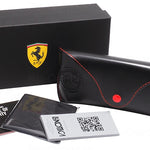 Ferrari Hexagonal Black Green Patilla Punta Roja 3548M 002/62